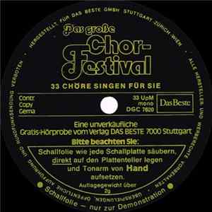 Unknown Artist - Das Große Chor-Festival FLAC