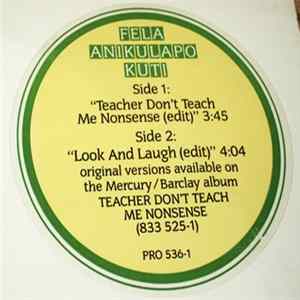 Fela Anikulapo Kuti - Teacher Don't Teach Me No Nonsense FLAC