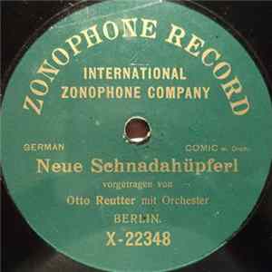 Otto Reutter - Neue Schnadahüpferl / Mehr Kann Man Nicht Verlangen FLAC