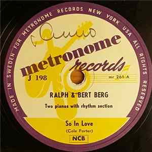 Ralph & Bert Bergh - So In Love / Auf Wiederseh'n FLAC