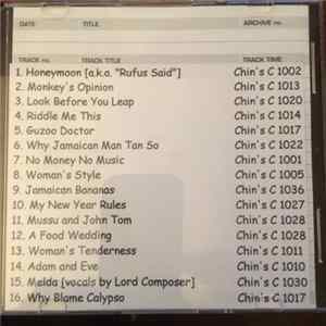 Chin's Calypso Sextet, Alerth Bedasse - Chin's Calypso Sextet Kingston Jamaica Cd 1 FLAC