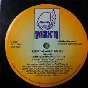 Peter "At Work" Presta - The Unreel Record (Part Two) FLAC