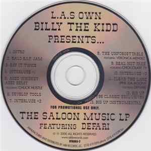 L.A.'s Own Billy The Kidd featuring Defari - L.A.s Own Billy The Kidd Presents... The Saloon Music LP FLAC