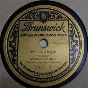Albert Spalding - Waltz In A Major / Minuet FLAC