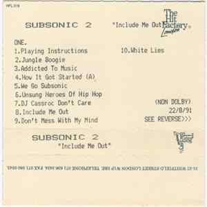 Subsonic 2 - Include Me Out FLAC