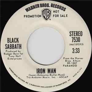 Black Sabbath - Iron Man FLAC