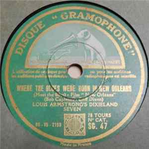 Louis Armstrong's Dixieland Seven - Where The Blues Were Born In New Orleans / Mahogany Hall Stomp FLAC