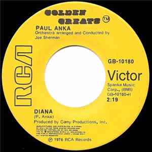 Paul Anka - Diana / Put Your Head On My Shoulder FLAC