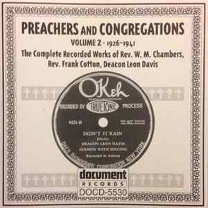 Various - Preachers And Congregations Volume 2 (1926-1941) FLAC