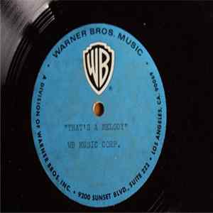 Andy Goldmark - That's A Melody FLAC