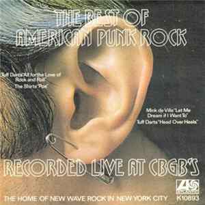 Various - The Best Of American Punk Rock Recorded Live At CBGB´s FLAC