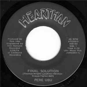 Pere Ubu - Final Solution FLAC