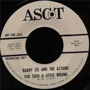 Barry Lee And The Actions - For Such A Little Wrong / Try Me FLAC