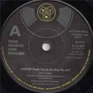 Kind Hearts And English - Kareen (Thank You For The Way You Are) FLAC