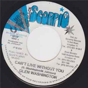 Glen Washington - Can't Live Without You FLAC
