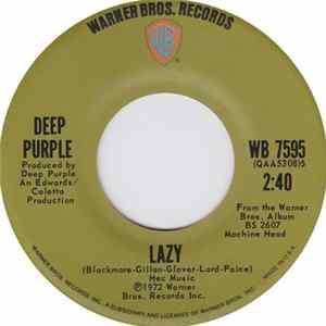Deep Purple - Lazy / When A Blind Man Cries FLAC