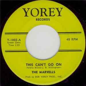 The Marvells - This Can't Go On FLAC