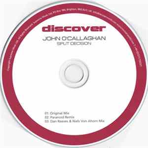 John O'Callaghan - Split Decision FLAC