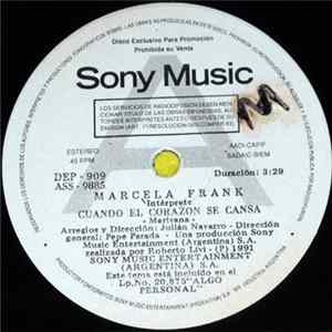 Marcela Frank - Cuando El Corazon Se Cansa FLAC
