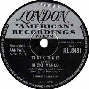 Micki Marlo - That's Right / What You've Done To Me FLAC