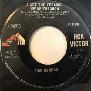 Don Bowman - I Get The Feeling We're Through / The All American Boy FLAC
