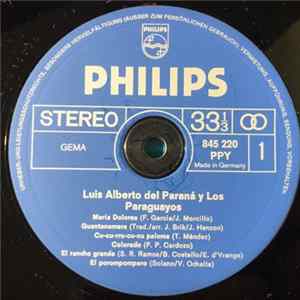 Luis Alberto Del Paraná Y Los Paraguayos - Luis Alberto Del Paraná Y Los Paraguayos FLAC