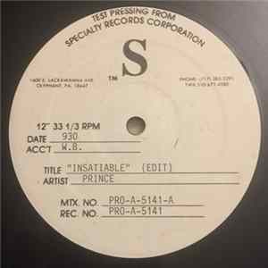 Prince And The New Power Generation - Insatiable (edit) FLAC