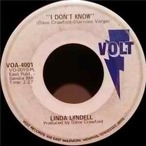 Linda Lyndell - I Don't Know / I Don't Know FLAC