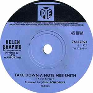 Helen Shapiro - Take Down A Note Miss Smith FLAC