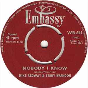 Mike Redway & Terry Brandon / Marilyn Lee With Gerry Glenn & His Orchestra - Nobody I Know / Sweet William FLAC