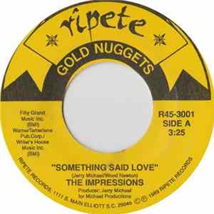 The Impressions - Something Said Love FLAC