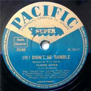 Claude Luter Et Son Orchestre - Oh, Didn't He Ramble / Canal Street Blues FLAC