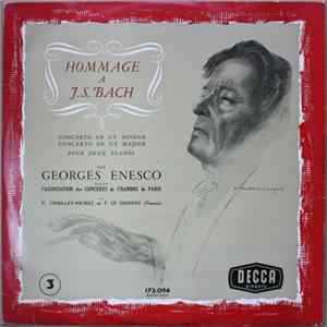 J.S. Bach - Georges Enesco, Association Des Concerts De Chambre De Paris - Concerto En Ut Mineur - Concerto En Ut Majeur, Pour Deux Pianos FLAC
