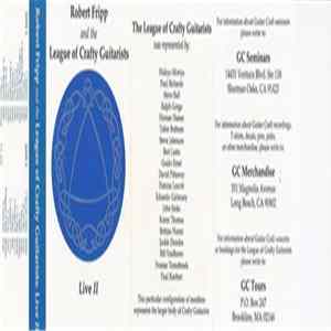 Robert Fripp And The League Of Crafty Guitarists - Live II FLAC