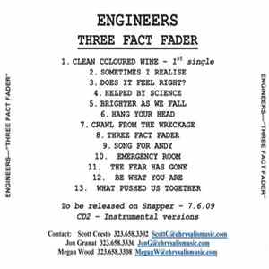 Engineers - Three Fact Fader FLAC