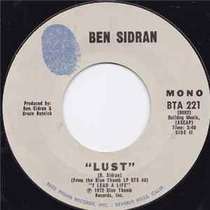 Ben Sidran - I Lead A Life / Lust FLAC