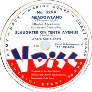 Nicolai Alexander / Andre Kostelanetz / Ferruccio Tagliavini - Meadowland / Slaughter On Tenth Avenue / Lamento De Frederico FLAC