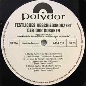 Don Kosaken - Festliches Abschiedskonzert Der Don Kosaken FLAC