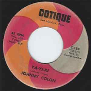 Johnny Colon - Ya-ki-ki / Cosa Pa Ti FLAC