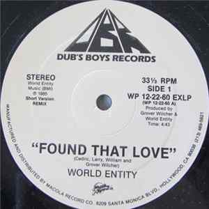 World Entity - Found That Love FLAC