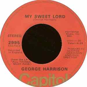 George Harrison - My Sweet Lord / Isn't It A Pity FLAC