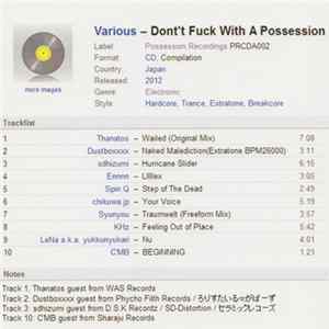Various - Dont't Fuck With A Possession FLAC